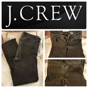 J. Crew matchstick faded blk skinny size 28 short
